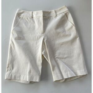 J Mclaughlin Peggie Beach Short White Stretch Women's Size 4 Coastal